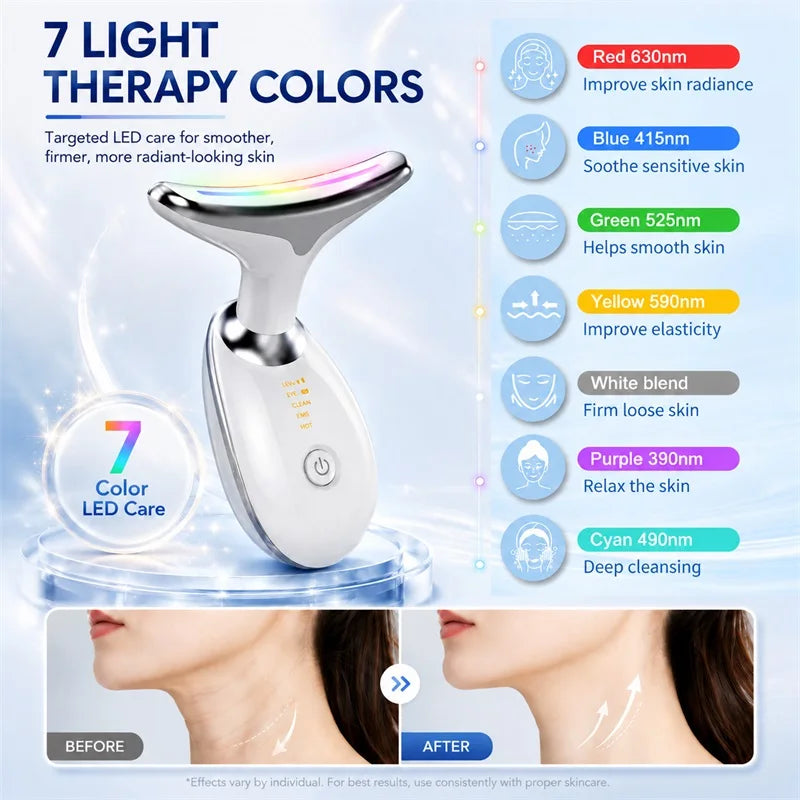 Velora Glow™ LED Face & Neck Device